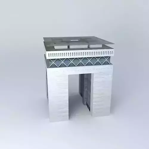 The Gate, Dubai, UAE Free 3D model