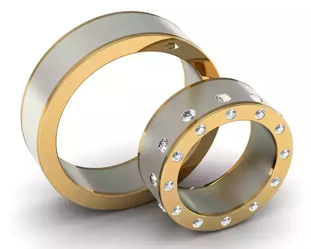 Wedding rings couple 002
