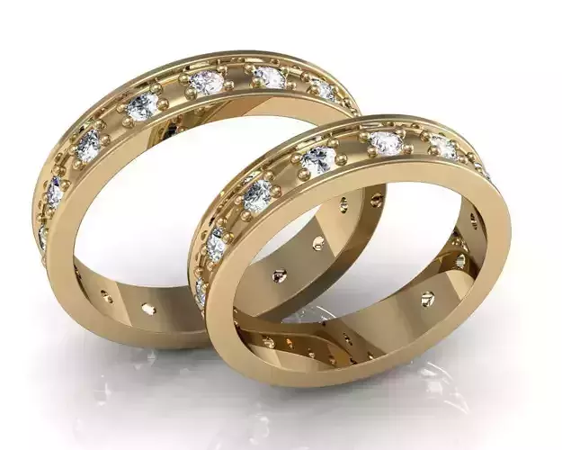 Wedding rings couple 003