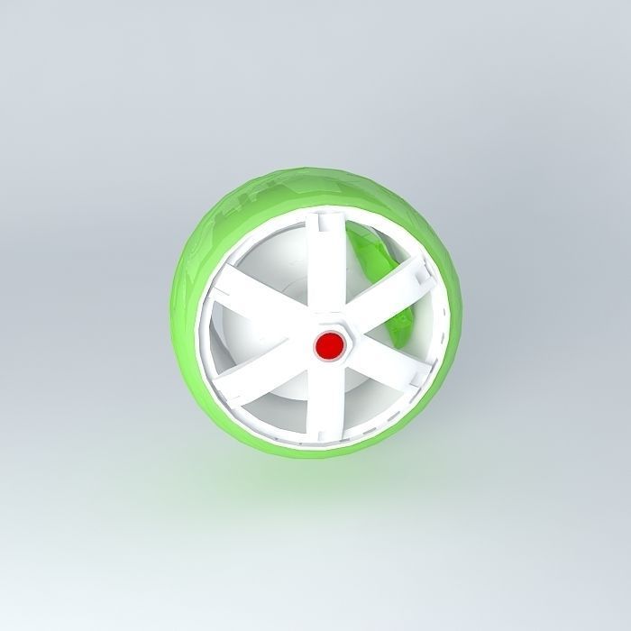 Drone Wheel Free 3D model_2