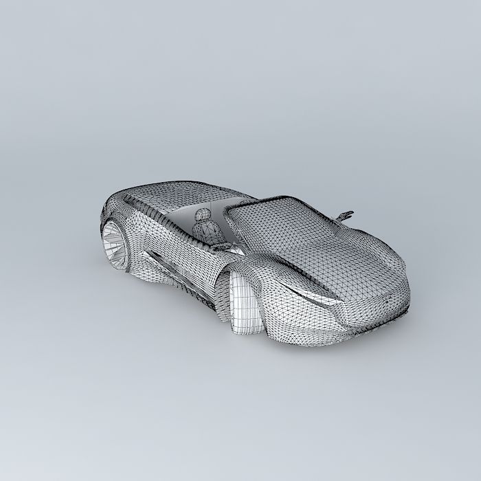 Raveloce audi sports car Free 3D model_3