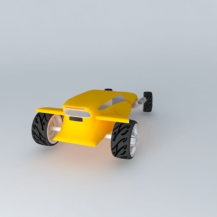 Ratified toy car Free 3D model_1