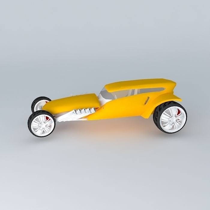 Ratified toy car Free 3D model_2