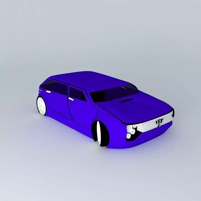 MeTukez car Free 3D model_0