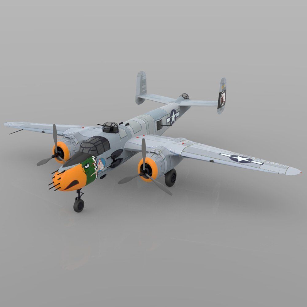Mitchell B25J 3D model_13