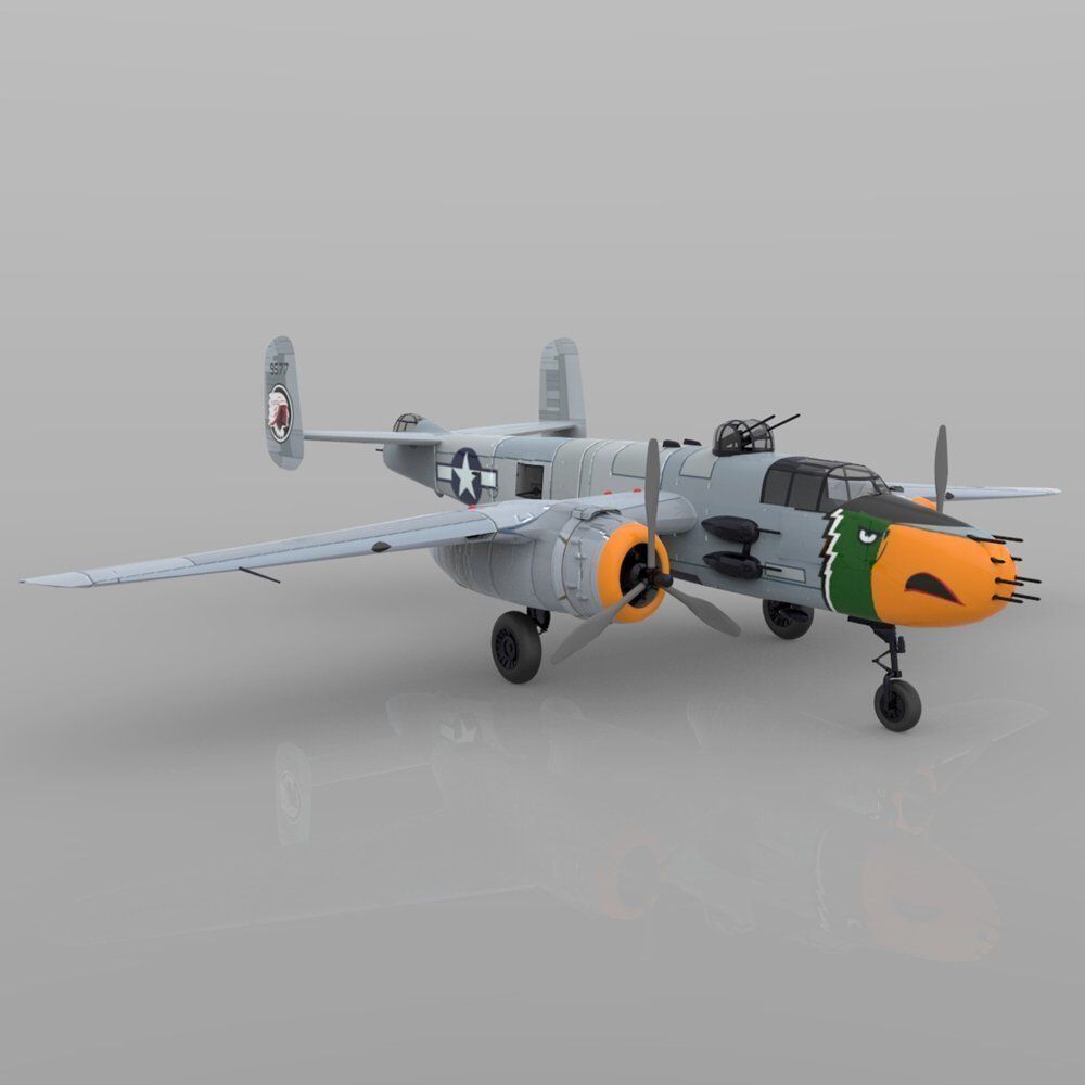 Mitchell B25J 3D model_9