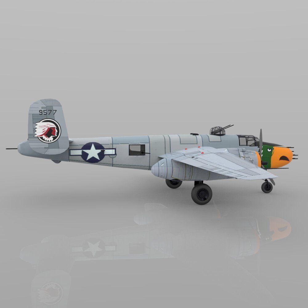 Mitchell B25J 3D model_7