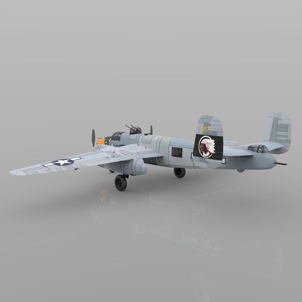 Mitchell B25J 3D model_11