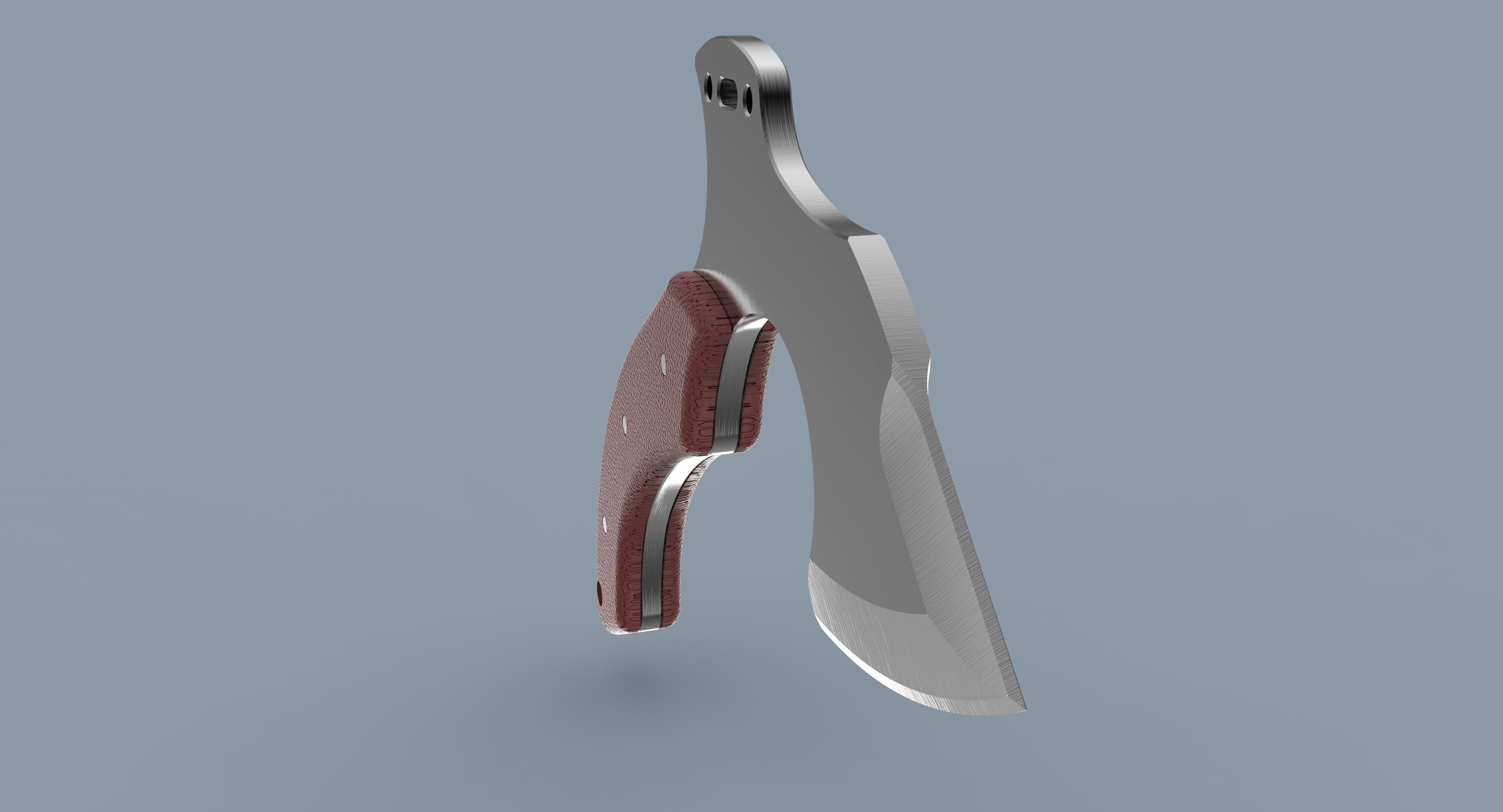 Mini axe 3D model_4
