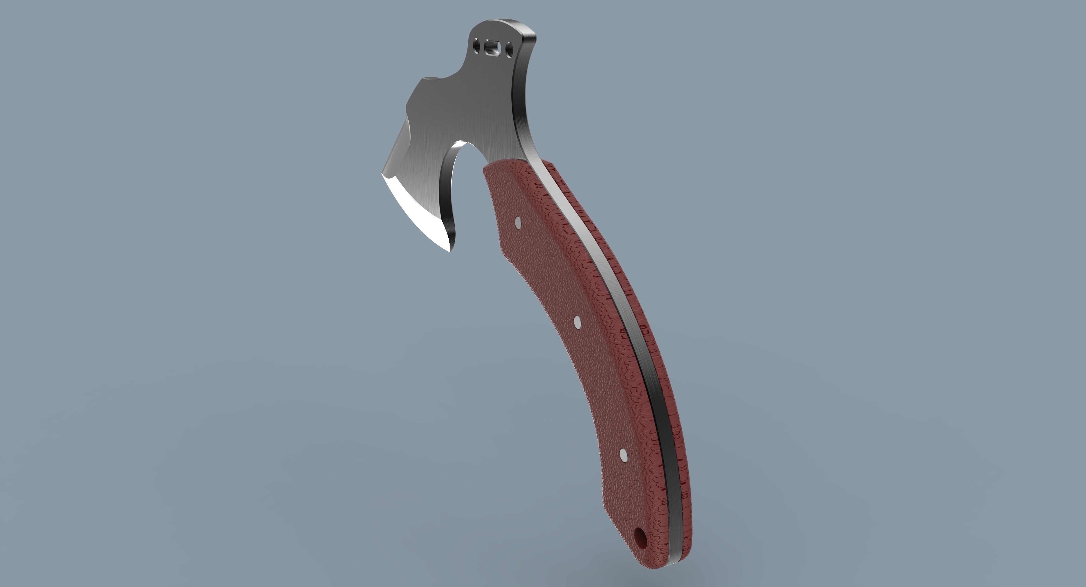 Mini axe 3D model_3