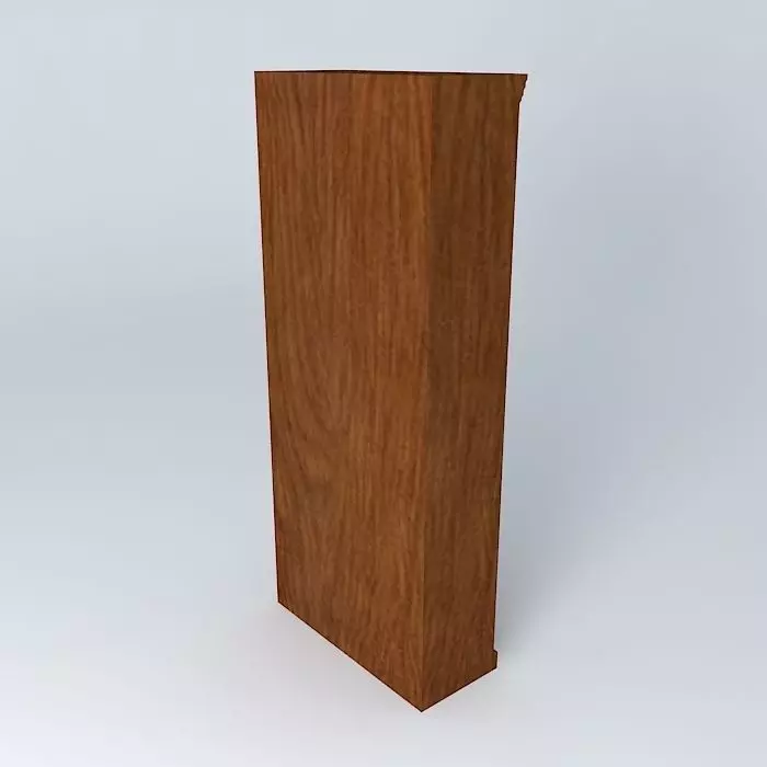 BookCase with two doors Free 3D model