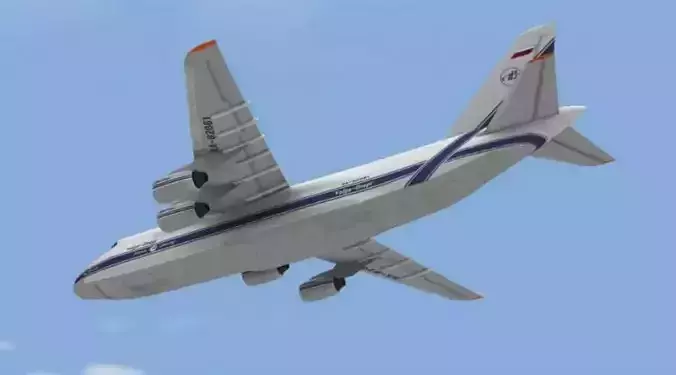 An-124N boeing for gta san andreas Low-poly 3D model