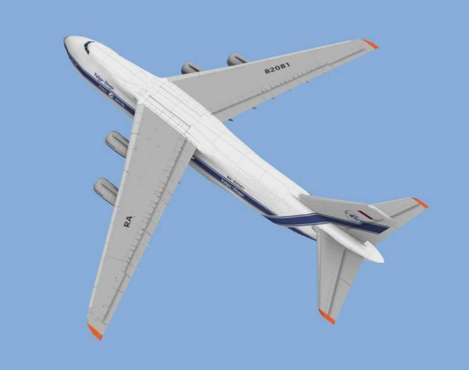 An-124N boeing for gta san andreas Low-poly 3D model_1