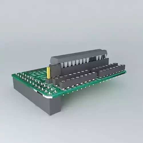 Slice-of-Pi microcontroller board Free 3D model