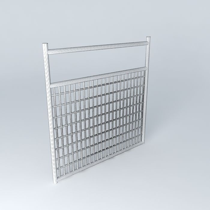 BahlenCountry41032042 metal gate Free 3D model_3