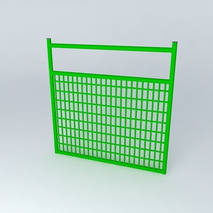 BahlenCountry41032042 metal gate Free 3D model_1