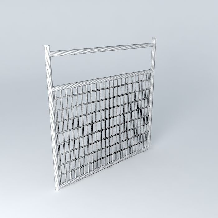 BahlenCountry41032042 metal gate Free 3D model_4
