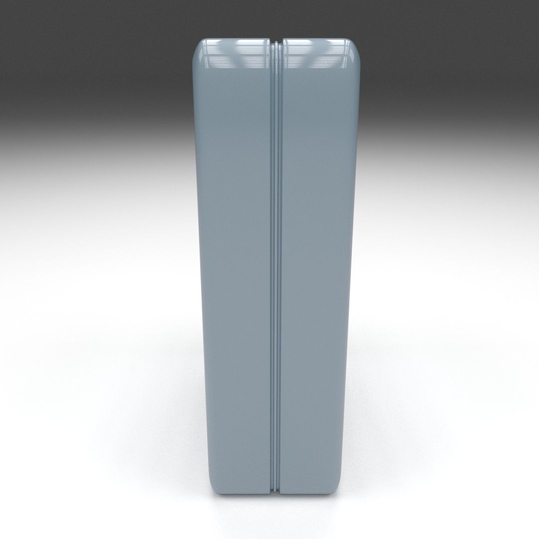 Jerry Can Blue Low-poly 3D model_13