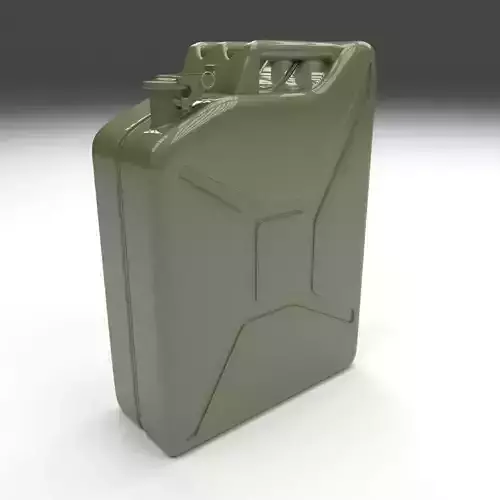 Jerry Can Green Low-poly 3D model