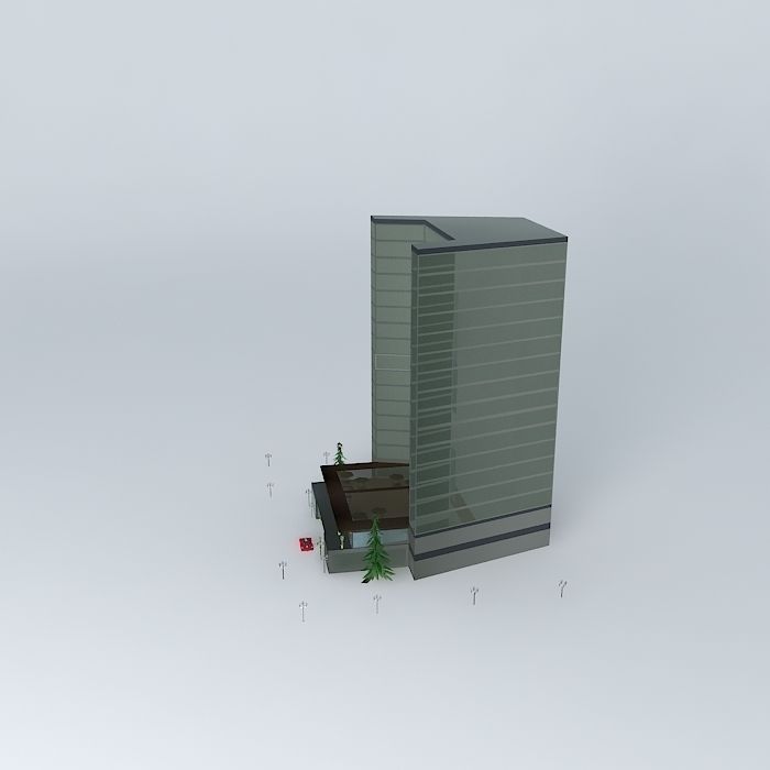 Hotel Pier Free 3D model_2