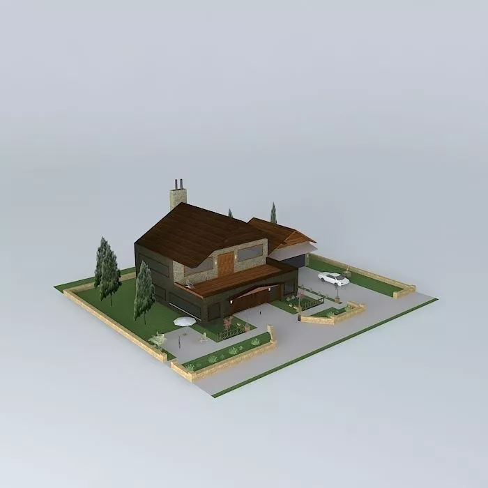 COUNTRY HOUSE NO 4 Free 3D model