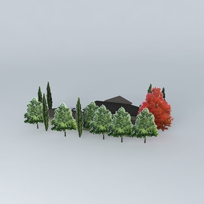 House No. 5 Free 3D model_1