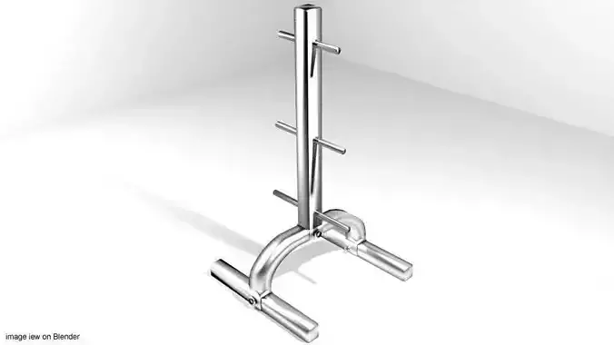 Exercise Storage Weight Plate Rack