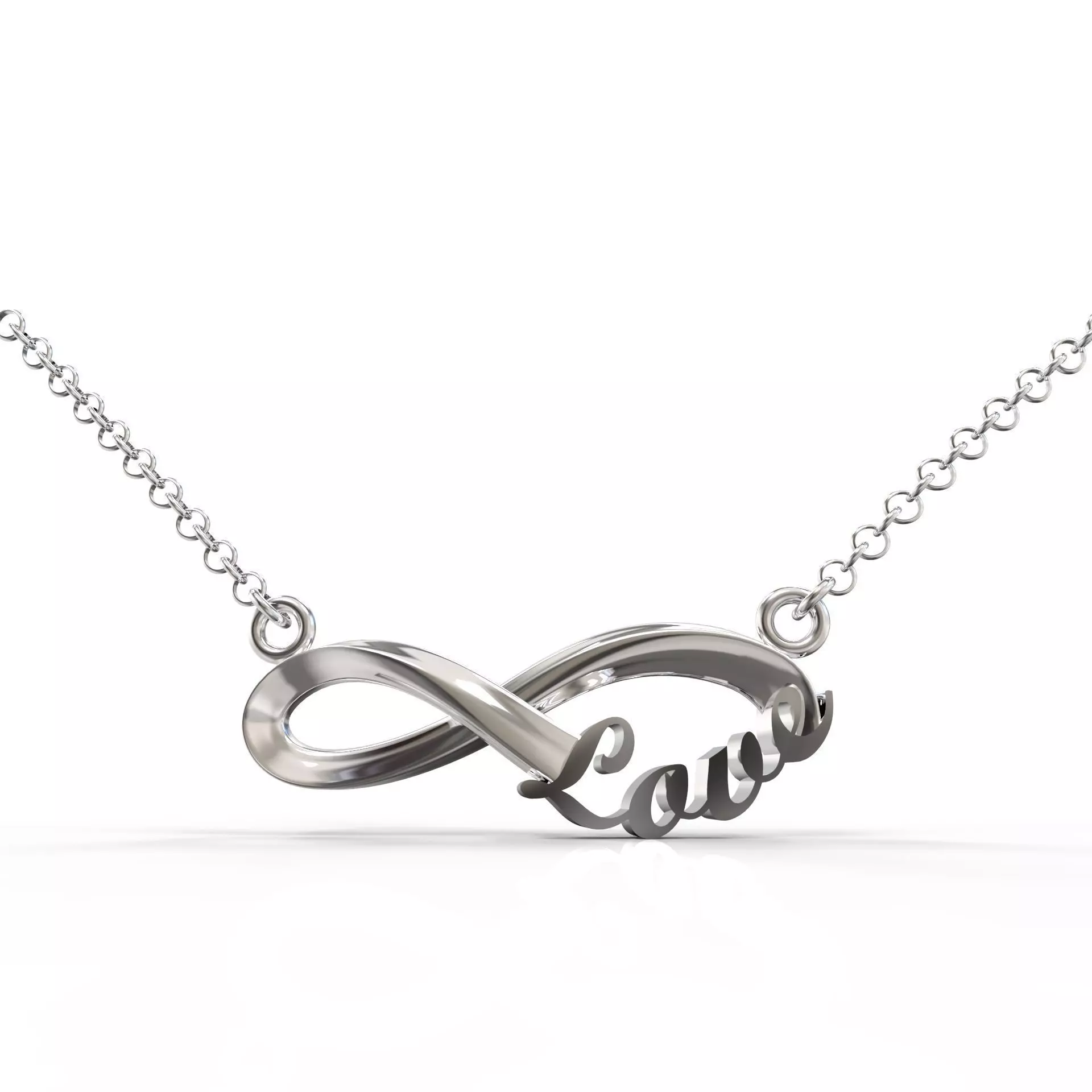 Infinite Love Necklace or Bracelet Centerpiece 3D print model