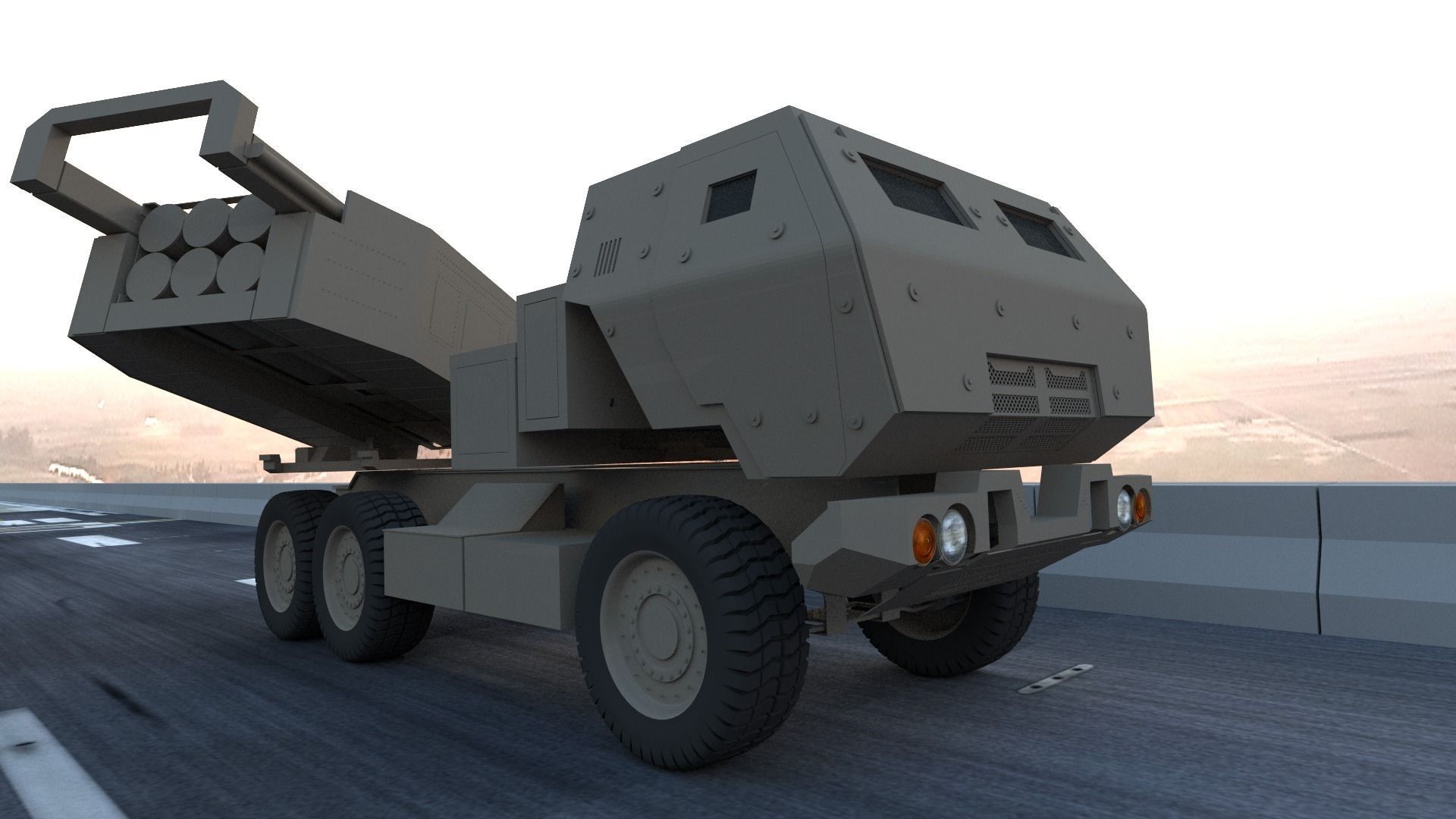 Himars MLRS 3D model
