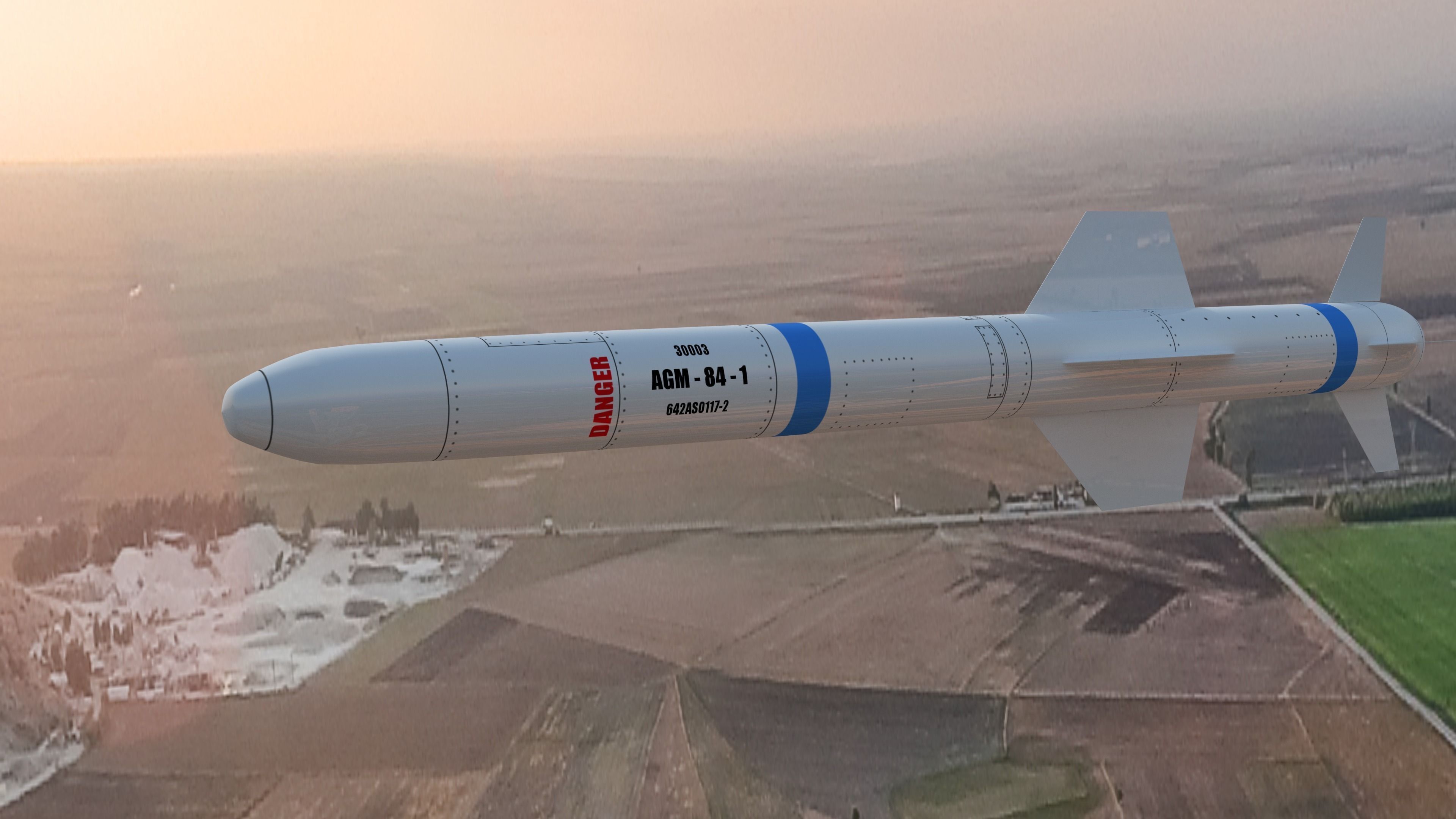 AGM84E SLAM Low-poly 3D model