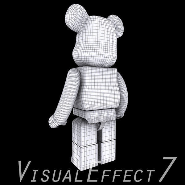 Carbon Body Kit BearBrick 3D model_5