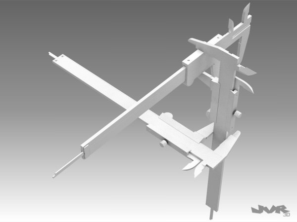 Caliper Measuring Tool 3D model_10