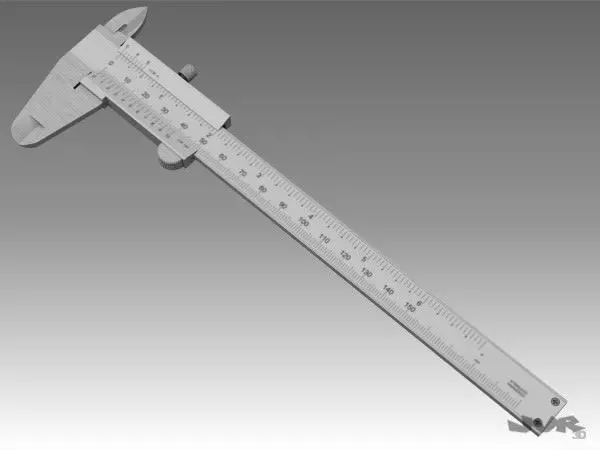 Caliper Measuring Tool 3D model_0