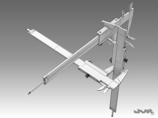 Caliper Measuring Tool 3D model_11