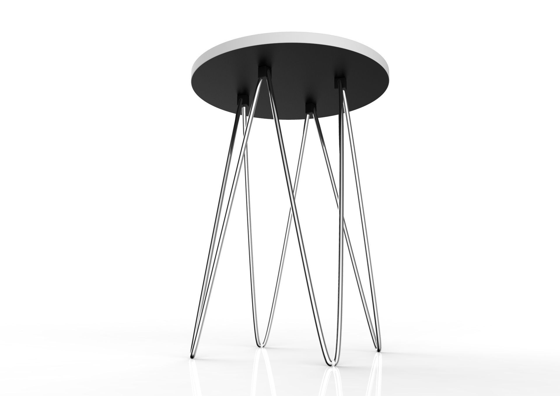 Eifel Hommage Side table 3D model_1