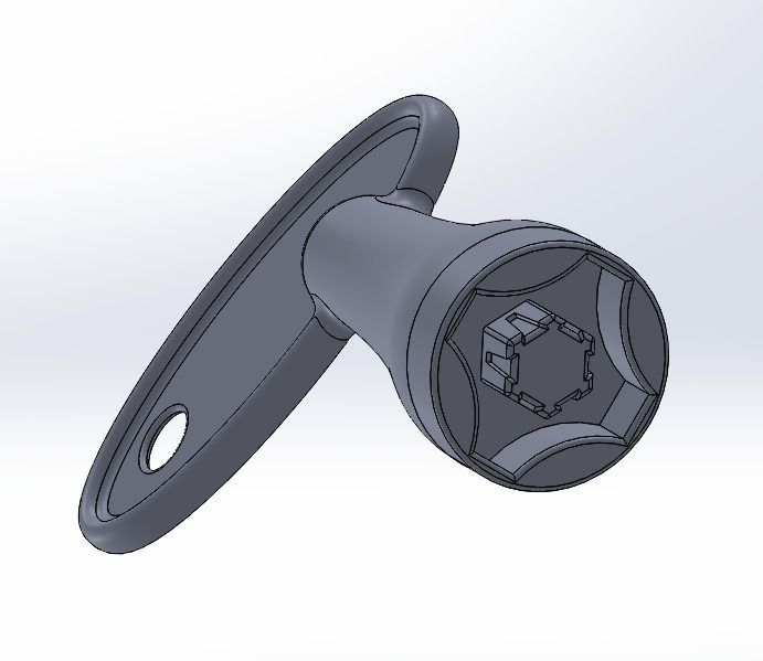 Gopro screw Driver 3D print model_1
