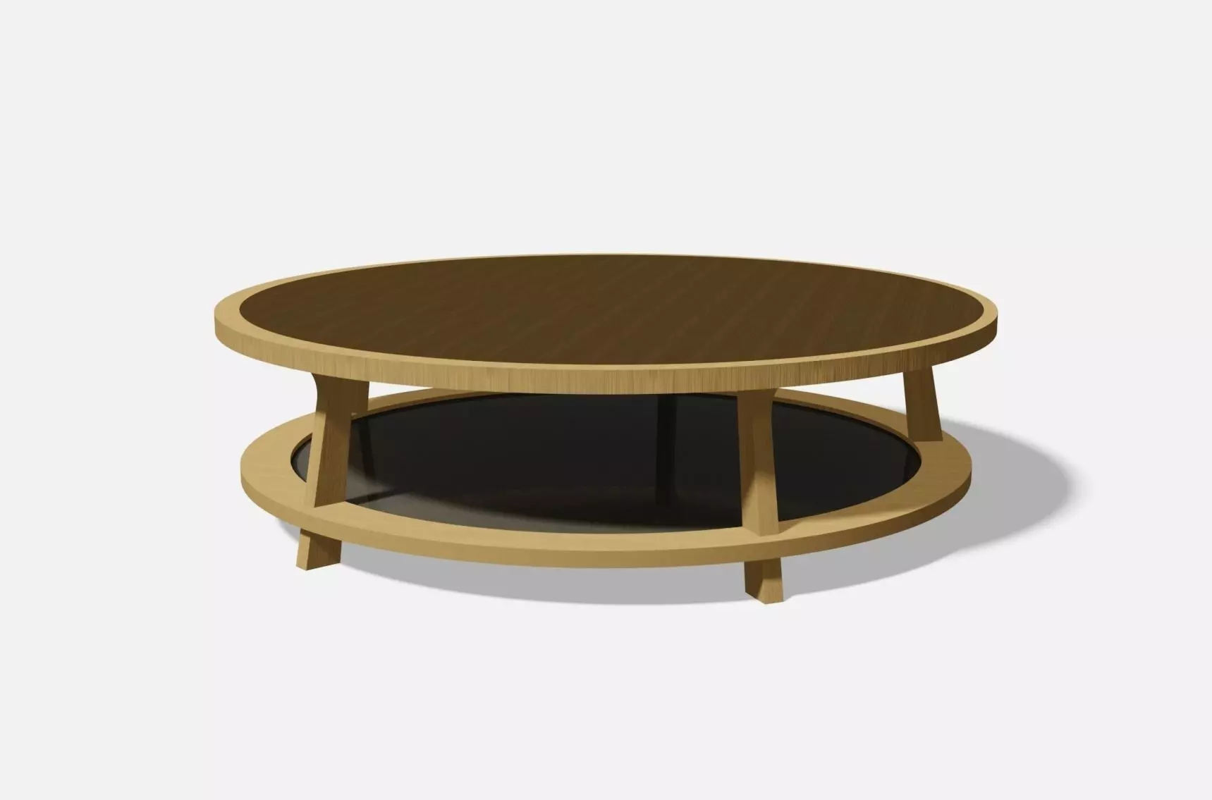 Round coffee table 3D model | CGTrader