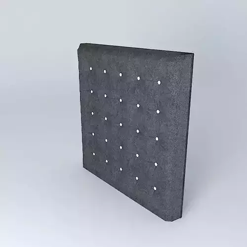 Mattress wall panel with holes