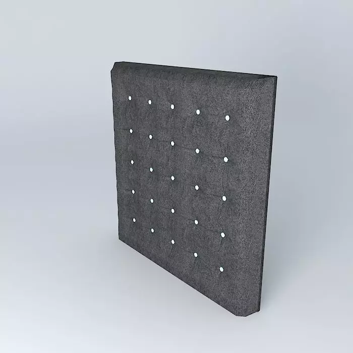 Mattress wall panel with holes Free 3D model