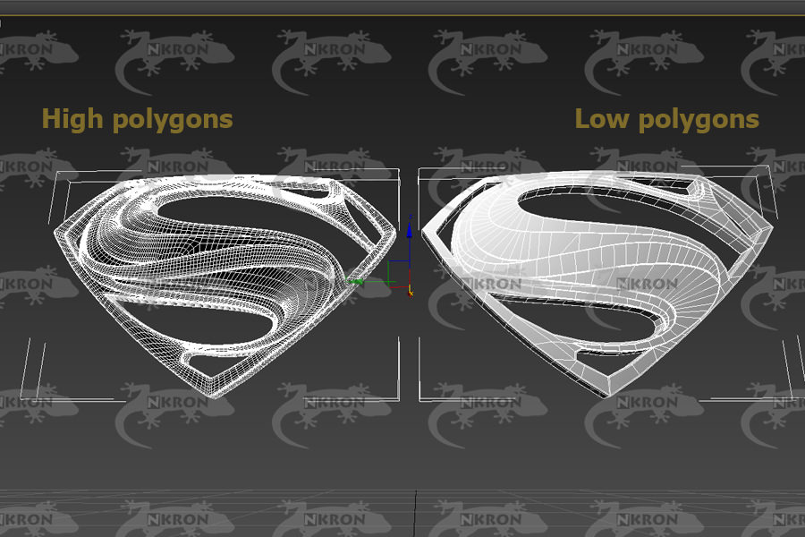 Man Of Steel 2013 Low-poly 3D model_3