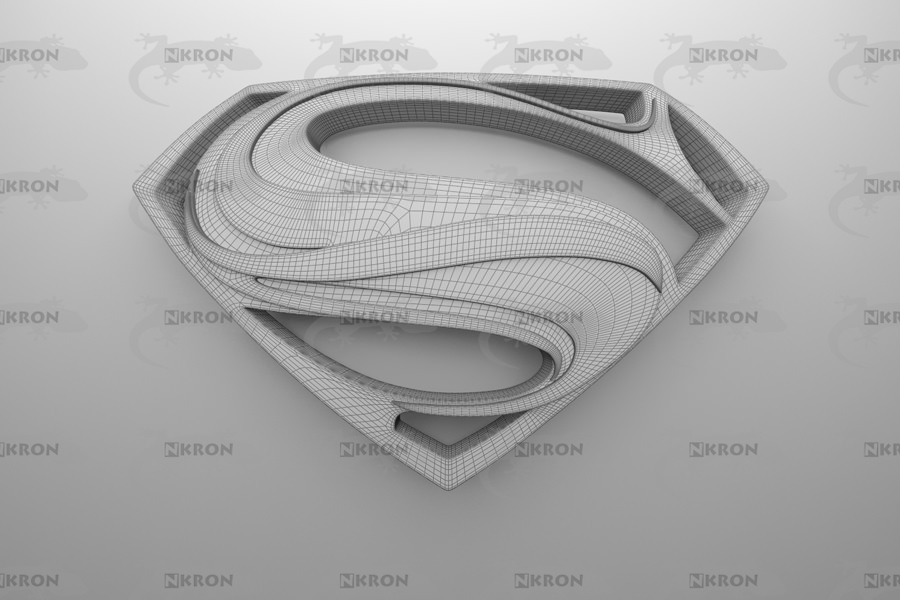 Man Of Steel 2013 Low-poly 3D model_2