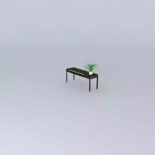 Wooden table (aluminium)