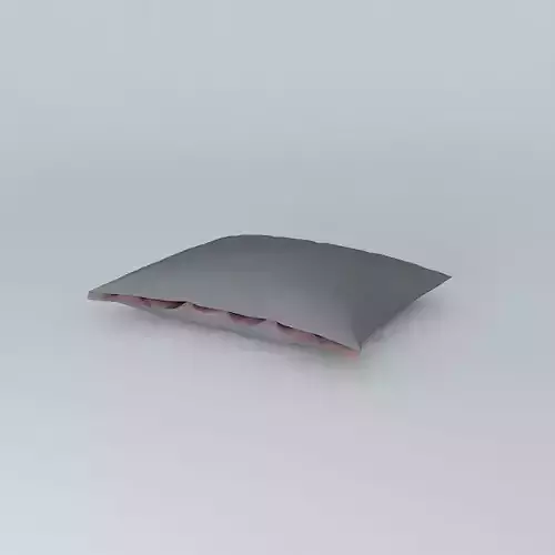Black pillow Free 3D model