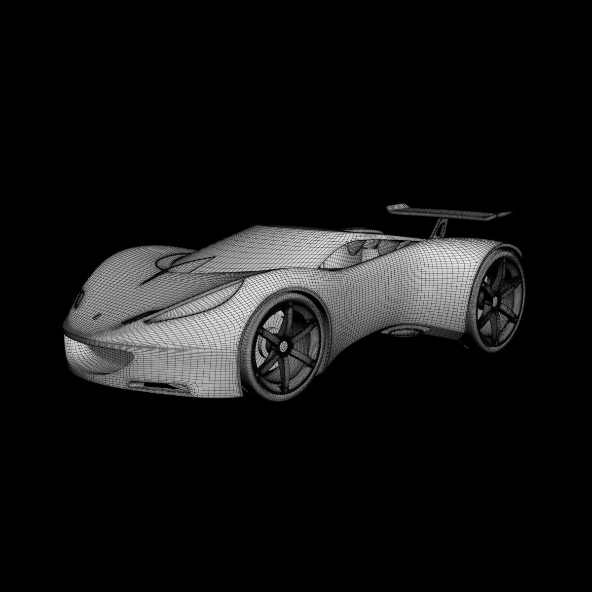 Lotus Hot Wheels Concept Free 3D model_10