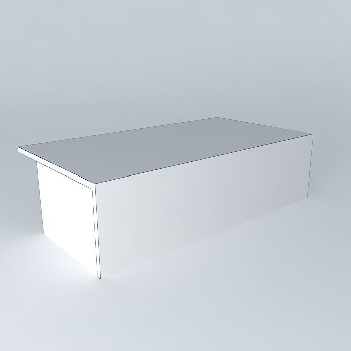 Buffet 02 new art Free 3D model_4