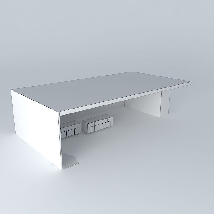 Buffet 02 new art Free 3D model_3