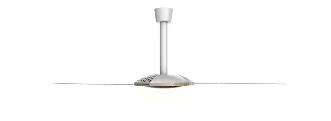 Two Blade Ceiling Fan 3D model