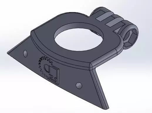 Spektrum DX6 LCD or Camera Support addon 3D print model_0