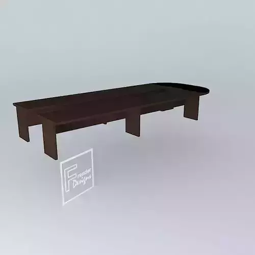 U-SHAPE MEETING TABLE-5000x2000x750mmH Free 3D model