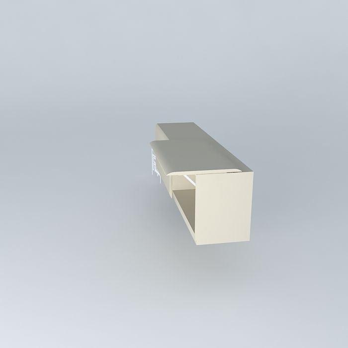 WORKSTATION-OVERHEAD SHELVES Free 3D model_2